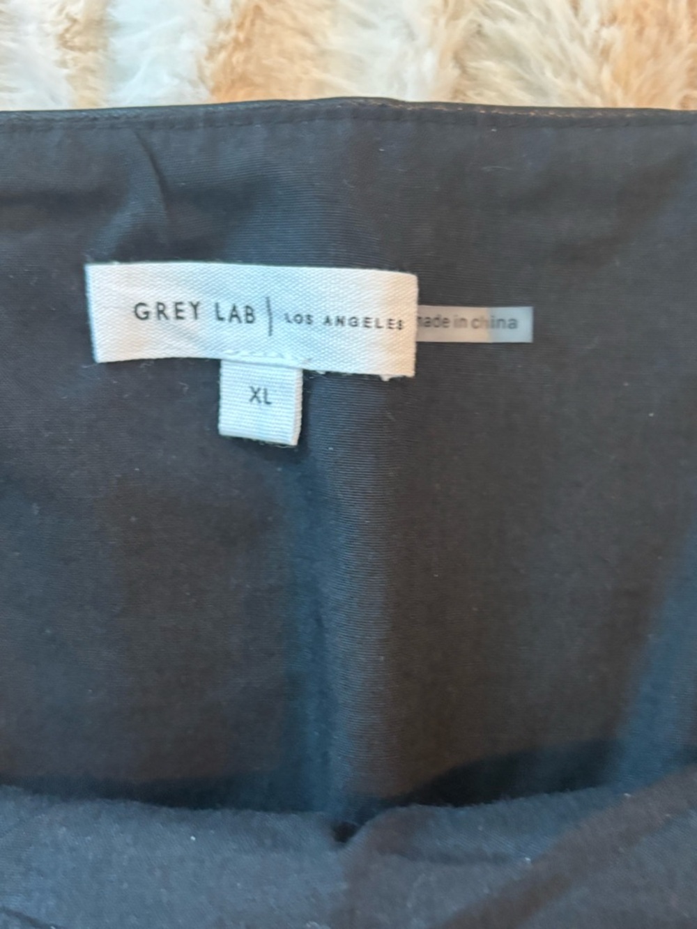 GREY LAB Black Leather Mini Skirt - Picture 5 of 5